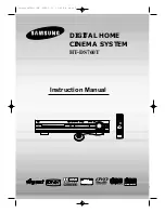 Preview for 2 page of Samsung HT-DS760T Instruction Manual