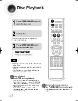 Предварительный просмотр 22 страницы Samsung HT-DS900 Instruction Manual