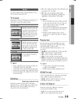 Предварительный просмотр 19 страницы Samsung HT-E321 User Manual