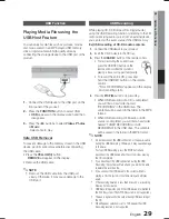 Предварительный просмотр 29 страницы Samsung HT-E321 User Manual