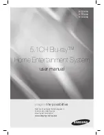 Samsung HT-E3500 User Manual предпросмотр