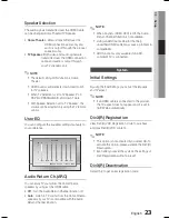 Предварительный просмотр 23 страницы Samsung HT-E355 User Manual