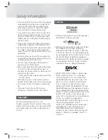 Preview for 4 page of Samsung HT-E4200 User Manual