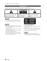 Preview for 2 page of Samsung HT-E445K User Manual