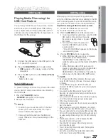 Preview for 37 page of Samsung HT-E445K User Manual