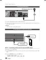 Предварительный просмотр 20 страницы Samsung HT-E450 User Manual