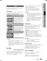 Предварительный просмотр 23 страницы Samsung HT-E450 User Manual