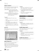 Предварительный просмотр 26 страницы Samsung HT-E450 User Manual