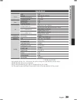 Предварительный просмотр 39 страницы Samsung HT-E450 User Manual