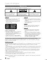 Предварительный просмотр 2 страницы Samsung HT-E550/ZA User Manual