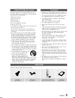 Предварительный просмотр 3 страницы Samsung HT-E550/ZA User Manual