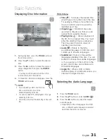 Предварительный просмотр 31 страницы Samsung HT-E550/ZA User Manual