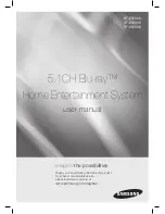 Предварительный просмотр 1 страницы Samsung HT-E5500K User Manual