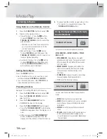 Предварительный просмотр 34 страницы Samsung HT-EM35 User Manual