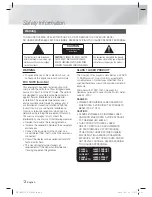 Предварительный просмотр 2 страницы Samsung HT-EM53C User Manual