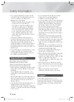 Предварительный просмотр 4 страницы Samsung HT-EM54C User Manual