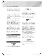 Предварительный просмотр 4 страницы Samsung HT-ES8200 User Manual