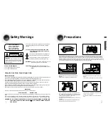 Предварительный просмотр 2 страницы Samsung HT-EV100 Instruction Manual