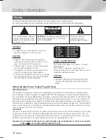 Preview for 2 page of Samsung HT-F5500 User Manual