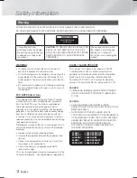 Preview for 2 page of Samsung HT-F9730W User Manual