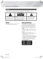 Preview for 2 page of Samsung HT-H4500R User Manual