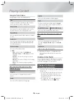 Предварительный просмотр 26 страницы Samsung HT-H5200 User Manual