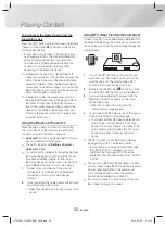 Предварительный просмотр 32 страницы Samsung HT-H5200 User Manual