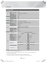 Предварительный просмотр 190 страницы Samsung HT-H5200 User Manual