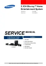 Samsung HT-H5500W Service Manual preview