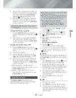 Preview for 21 page of Samsung HT-HM55 User Manual