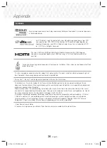 Preview for 36 page of Samsung HT-J4100 User Manual