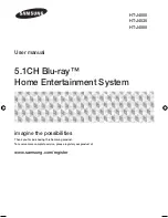 Samsung HT-J4500 User Manual preview