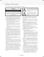 Preview for 2 page of Samsung HT-J7500W User Manual
