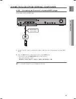 Предварительный просмотр 27 страницы Samsung HT-KZ210 User Manual