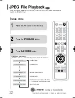 Preview for 22 page of Samsung HT-P10K Instruction Manual