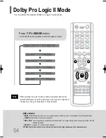 Preview for 54 page of Samsung HT-P10K Instruction Manual