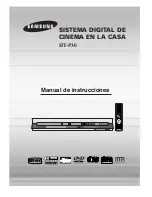 Preview for 1 page of Samsung HT-P30 Manual Del Instrucción