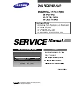 Samsung HT-P30 Service Manual preview