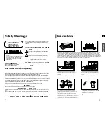 Предварительный просмотр 2 страницы Samsung HT-P70 Instruction Manual