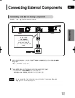 Предварительный просмотр 19 страницы Samsung HT-Q20 Instruction Manual