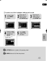 Предварительный просмотр 49 страницы Samsung HT-Q20 Instruction Manual