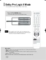 Предварительный просмотр 60 страницы Samsung HT-Q20 Instruction Manual