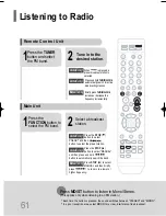 Предварительный просмотр 62 страницы Samsung HT-Q20 Instruction Manual