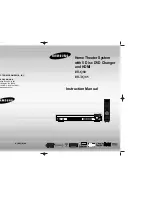 Samsung HT-Q80 Instruction Manual preview