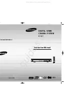 Samsung HT-Q9 Instruction Manual предпросмотр