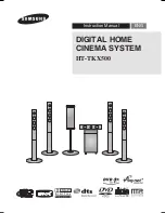 Предварительный просмотр 2 страницы Samsung HT-TKX500 Instruction Manual