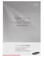 Preview for 3 page of Samsung HT-TZ512 User Manual