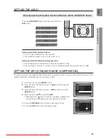 Preview for 61 page of Samsung HT-TZ512 User Manual