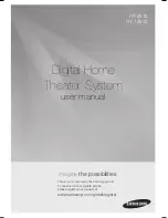 Предварительный просмотр 3 страницы Samsung HT TZ512T User Manual