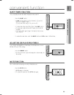 Предварительный просмотр 71 страницы Samsung HT TZ512T User Manual